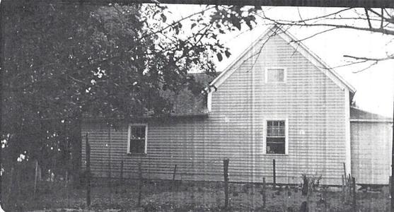 Original farmhouse of David and Rosa Bullert, Green Isle Township, Sibley County, Minnesota, c. 1866